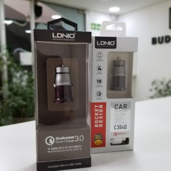 12V AUTO CARGA RAPIDA CON CABLE QC3 LDNIO