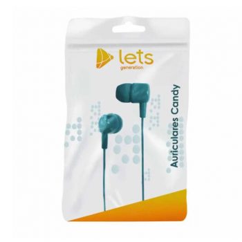 AURICULARES MOD19 - MP3 - AZUL LETS