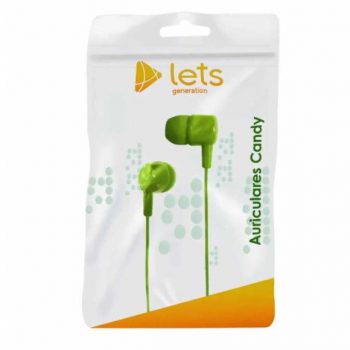 AURICULARES MOD19 - MP3 - VERDE LETS