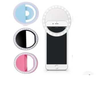 LUZ LED SELFIE MOD01 - NEGRO/ BLANCO FAST-CHEAP