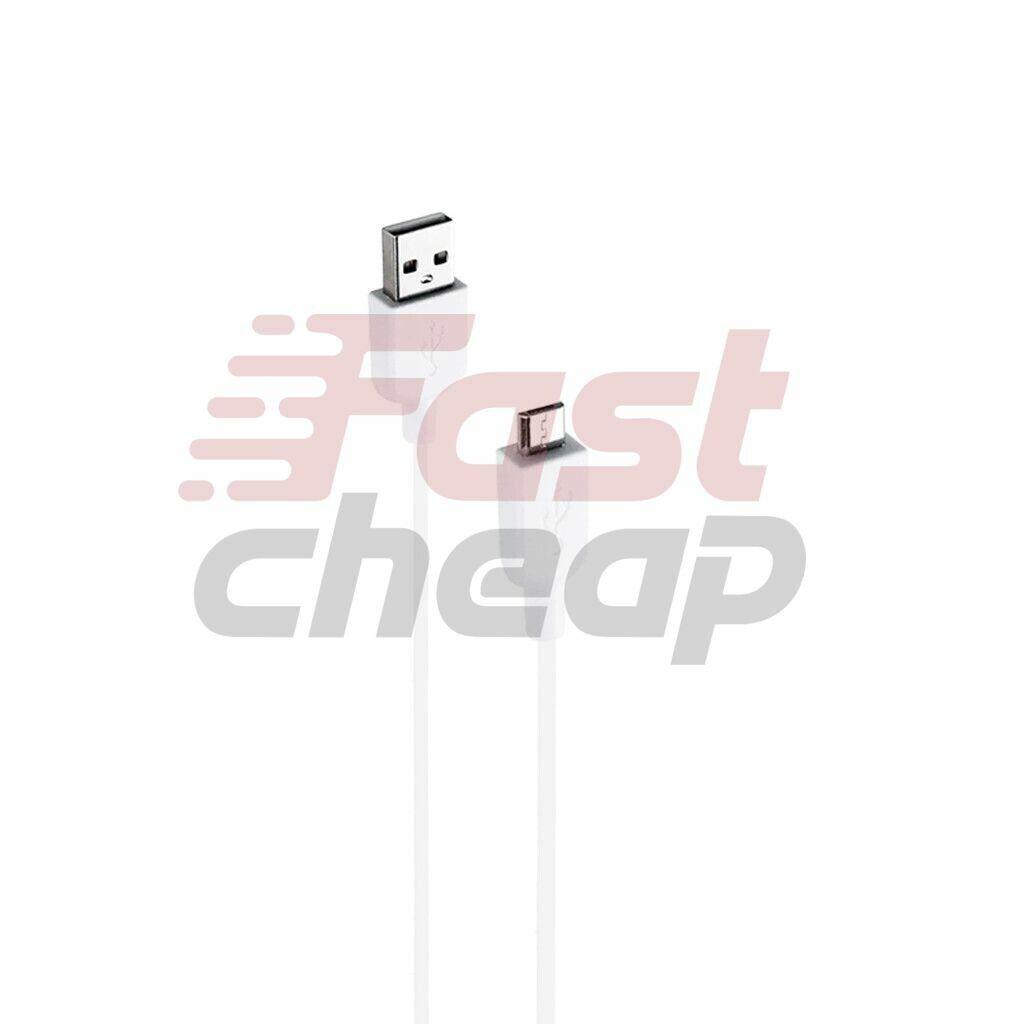 CARGADOR 220V LETS MOD08 - 3,1 A - 2 USB + CABLE V8 - BLANCO LETS