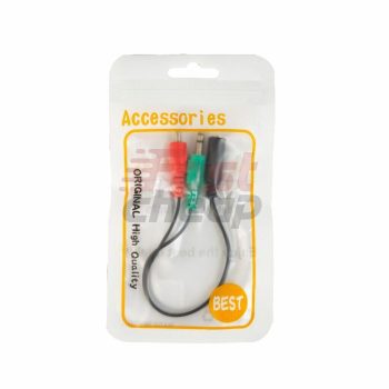 ADAPTADOR 3,5 AUX 1 HEMBRA A 2 MACHOS ONLY