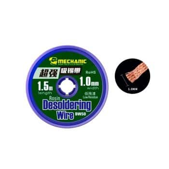 MALLA DESOLDANTE SUPER SOLDER WICK 1.0mm x 1.5m MECHANIC