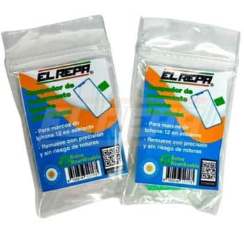 ELIMINA PEGAMENTO PARA MARCOS DE IPHONE ALTA GAMA ELREPA