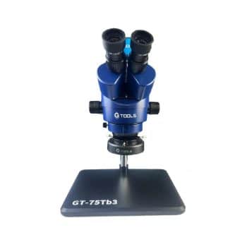 TRINOCULAR GT-75TB3 AZUL + CAMARA + ARO LED GTOOLS
