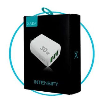 CARGADOR 220V MODO-B015 INTENSIFY - 3USB + CABLE TIPO C - XAEA XAEA