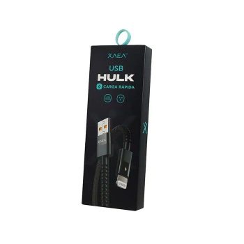 USB A LIGHTNING - HULK - NEGRO MOD2080 XAEA