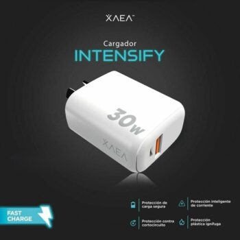 CARGADOR INTENSIFY 30W BLANCO SIN CABLE XAEA