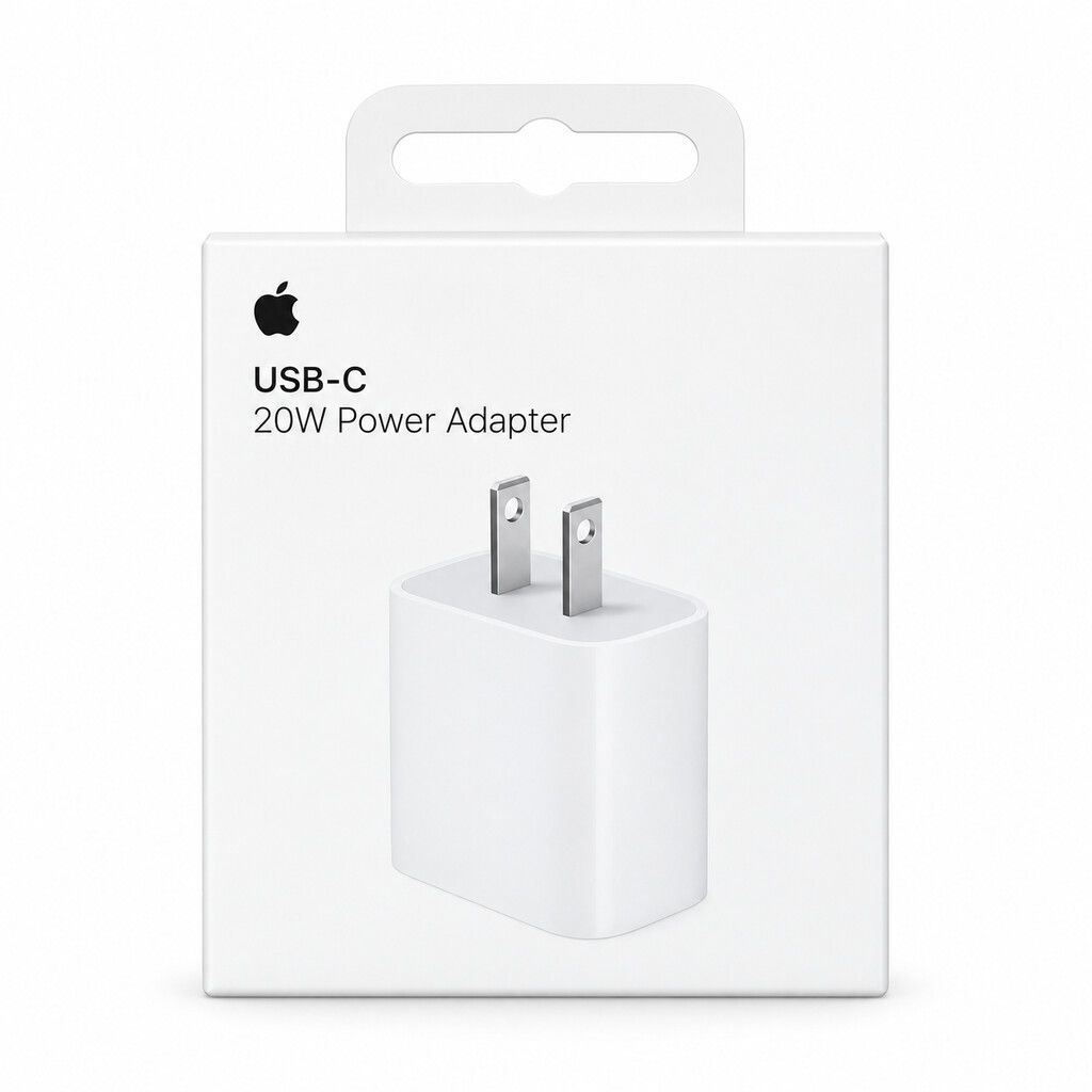FUENTE 20W 220V GENUINO 100% BLANCO IPHONE
